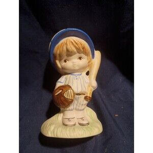 Vintage Decorative Character Bell Baseball Kid